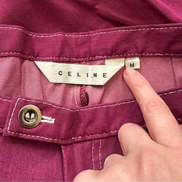 Vintage Celine Purple Pant M - Picture 6 of 6